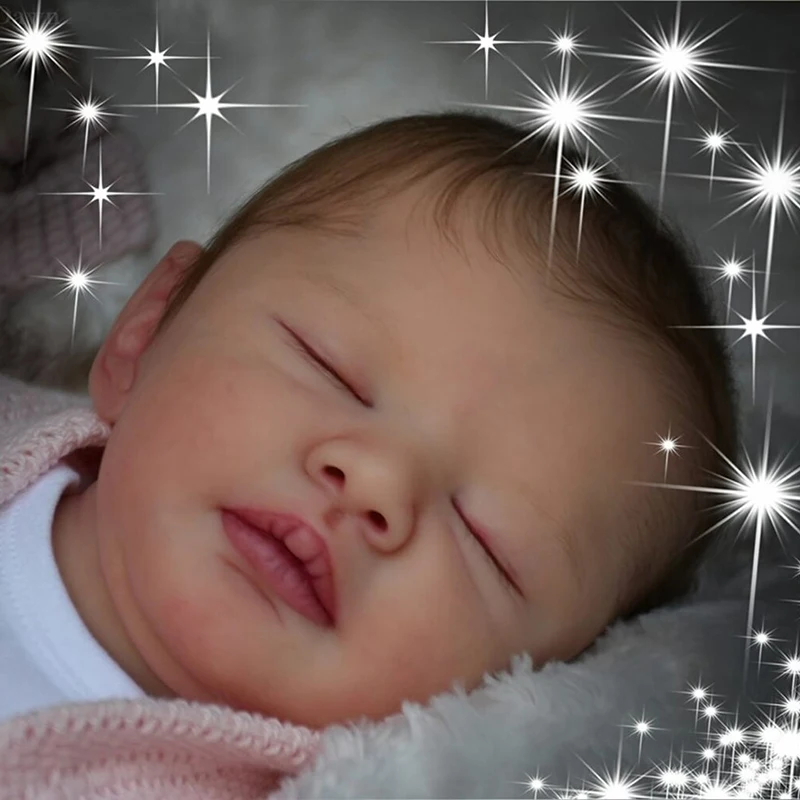 

NPK 21inch Clearance Big Baby Reborn Doll Kit Sleeping Dallas Unifished Doll parts