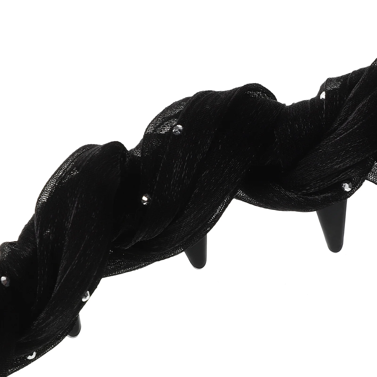 عدم الانزلاق شبكة عقال لينة تنفس النساء هيرباند الرياضة اليوغا الجري إكسسوارات الشعر شريط مرن المضادة للانزلاق شبكة الشعر هوب #4