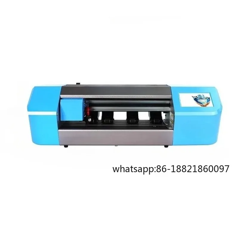 

Automatic film cutter SS-057 B flexible hydrogel film is used for screen front protection and back film cutting sticker