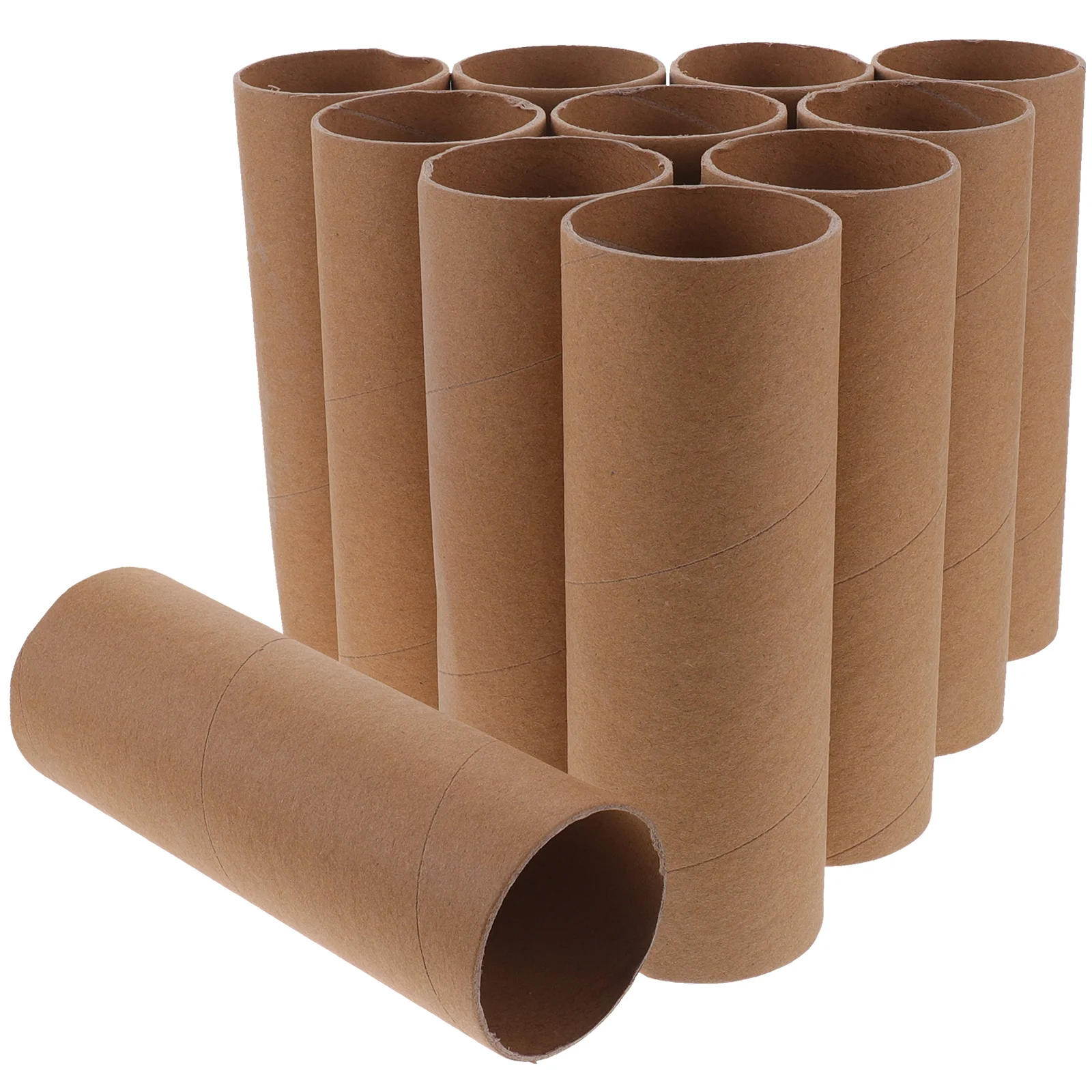 12 Pcs DIY Projects Paper Tube Cardboard Pipe Kindergarten Handmade Tubes Material