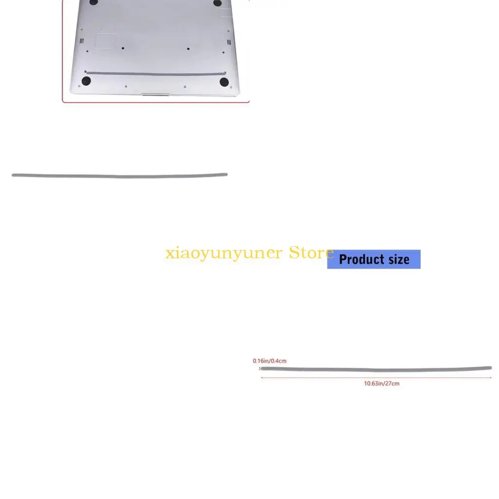 P9JB Laptop Bottom Support Foot Pair, Long Adhesive Replacement Feet for 1040 Base Repair, Cover Service,and Desk Support