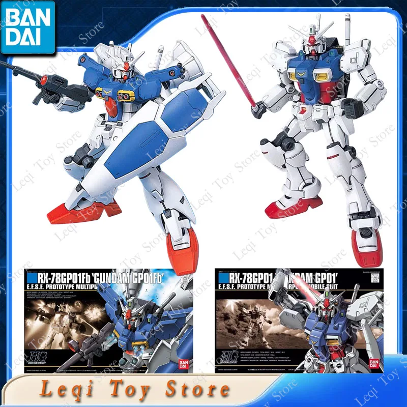 

Bandai оригинальные HG RX-78GP01 RX-78GP01Fb GUNDAM GP01 GP01Fb фигурки аниме игрушки детский подарок сборка модель украшения