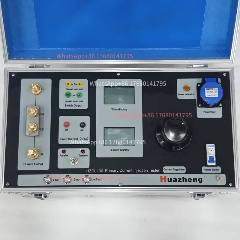 HZDL130 Single Phase High Voltage Primary Current Injector Tester Primary Test System 1000A