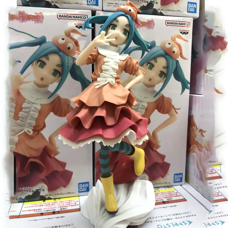 Oryginalna figurka anime Banpresto Tsukimonogatari ESPRESTO Sweet Bloom Ononoki Yotsugi, model dekoracyjny, zabawka, 23 cm, dostępna od ręki.