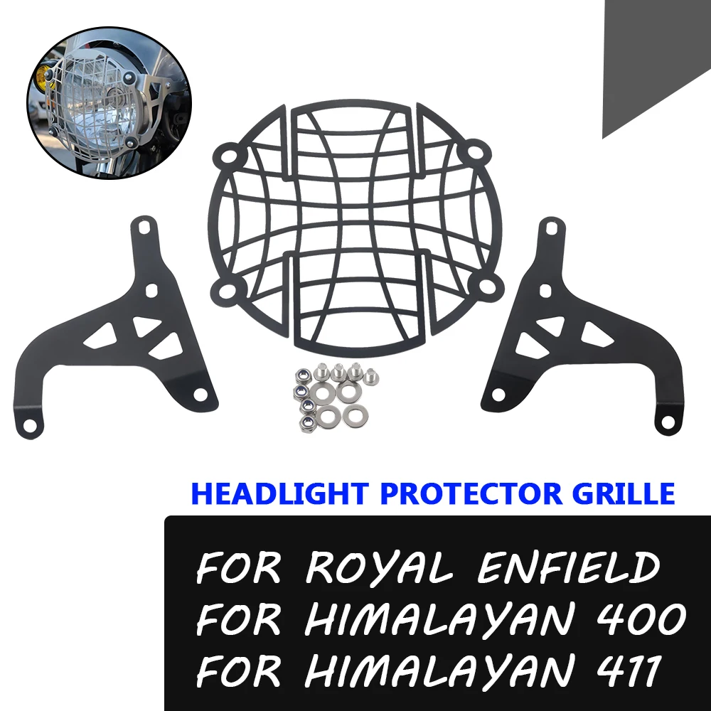 Motorcycle Headlight Guard Grill Grille Protection Cover For Royal Enfield Himalayan 411 Himalayan 400 Himalayan411 Himalayan400