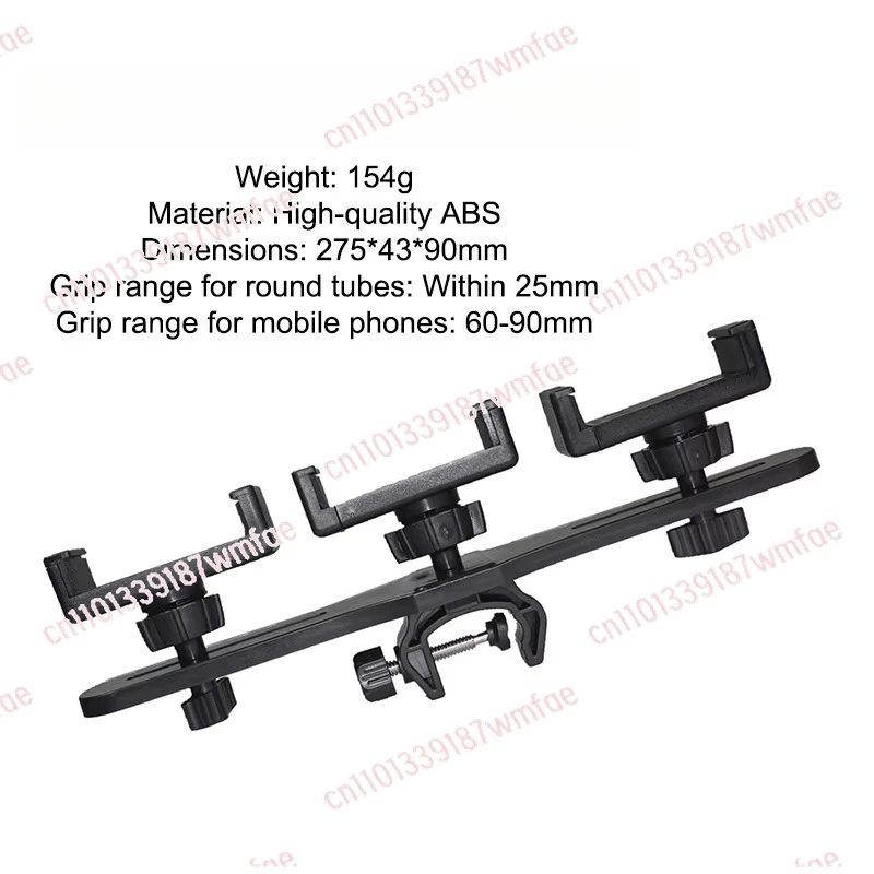 Multi-position mobile phone holder extended clip live stream holder extended clip holder