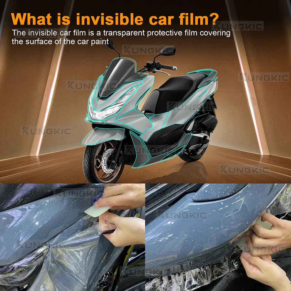 For Honda PCX 160 2021 2022 2023 2024 Motorcycle PPF Protection Film TPU Invisible Car Cover Gloss Matte Sticker