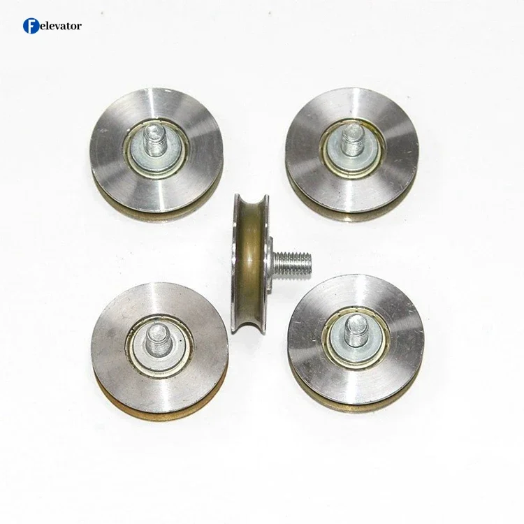 

5pcs/pack hall door hanging wheel 56MMx6201Z AT120 55x11x6201RS elevator equipment lift parts