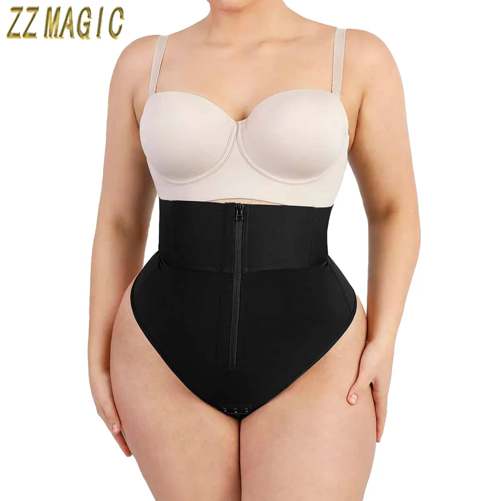 

High Waist Butt Lifter Women Sexy Thong Shaper Slimming Panties Shapewear Sheath Flat Belly Waist Trainer Open Crotch Underwear