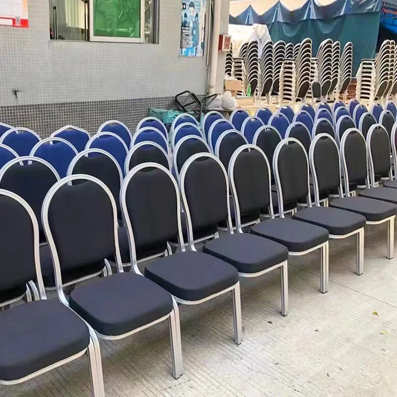 Electroplated Metal Wedding Chairs Stackable Frame Chairs Hotel Restaurant Party Event Chairs