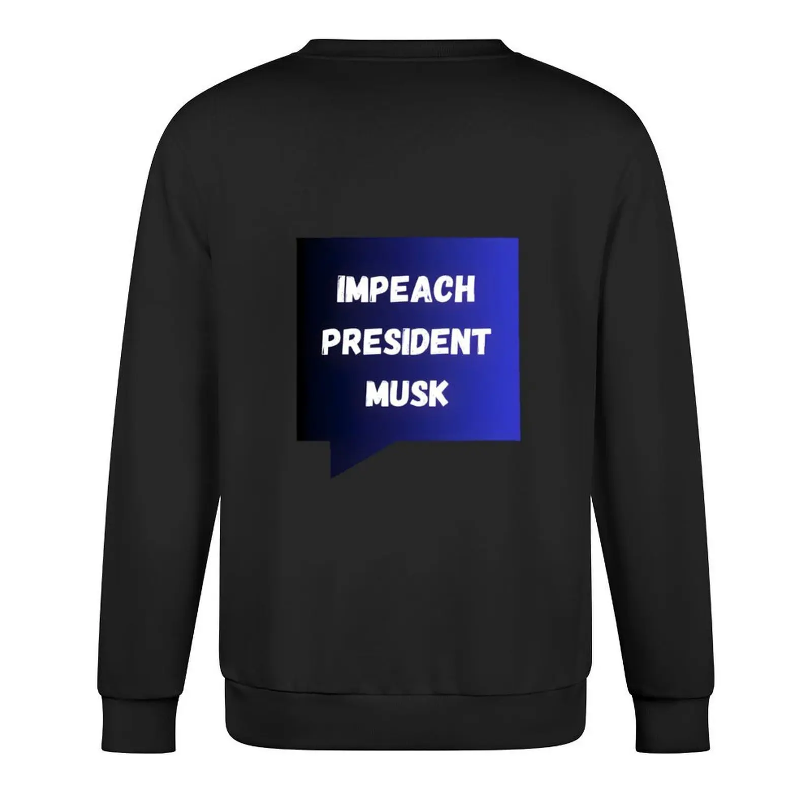 Impeach President Musk Pullover anime clothes korean clothes men's winter sweater aesthetic clothing oversize sweatshirts #3