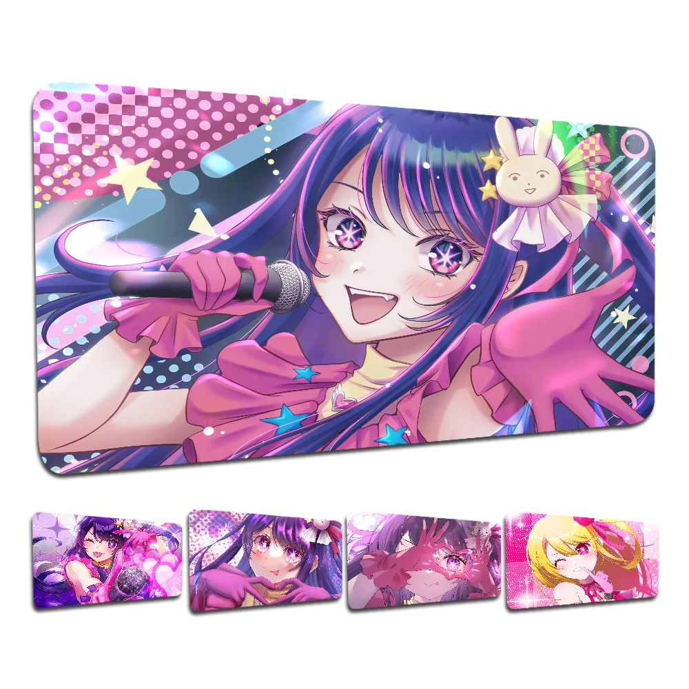 

Anime Oshi No Ko Hoshino Mousepad New Rubber Mouse Durable Desktop Mousepad Size For Game Keyboard Pad For Gamer