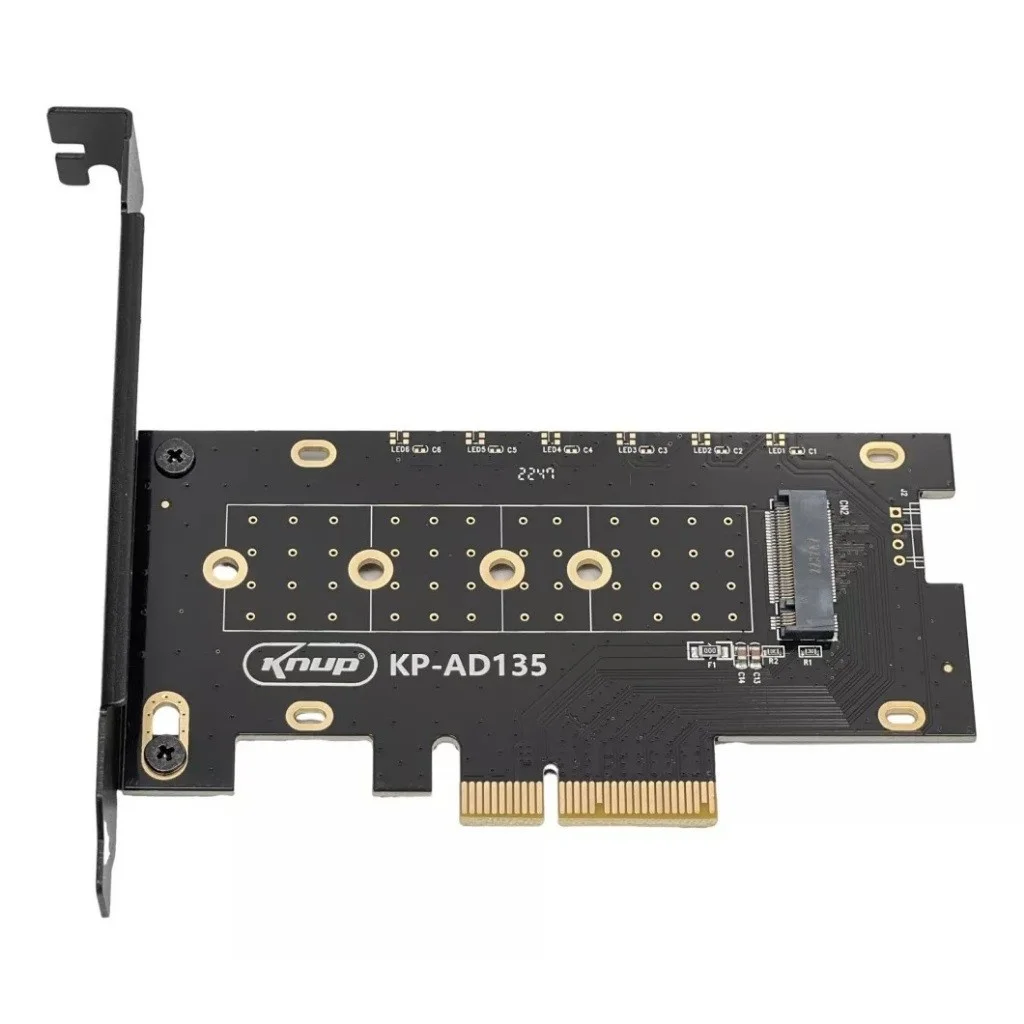 Placa Adaptador Ssd M2 M.2 Nvme Knup Pci-e Express 4x 8x 16x