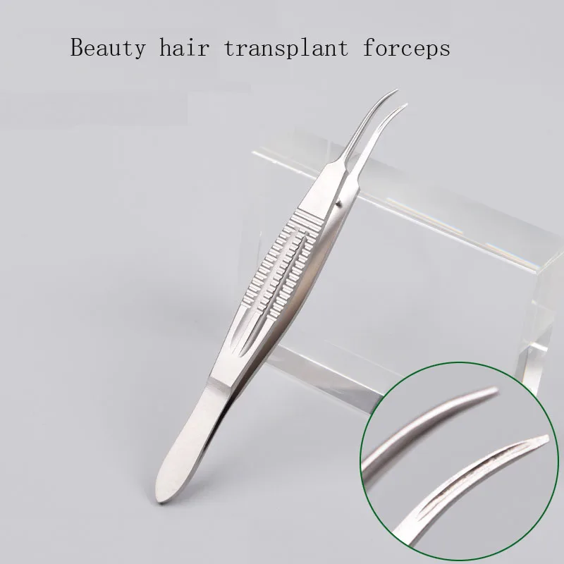 Fue Haar transplantation zange, Hohlband-Haarex traktion zange mit horizontalem Muster, Pflanz zange, Augenbrauen haar zange, sur