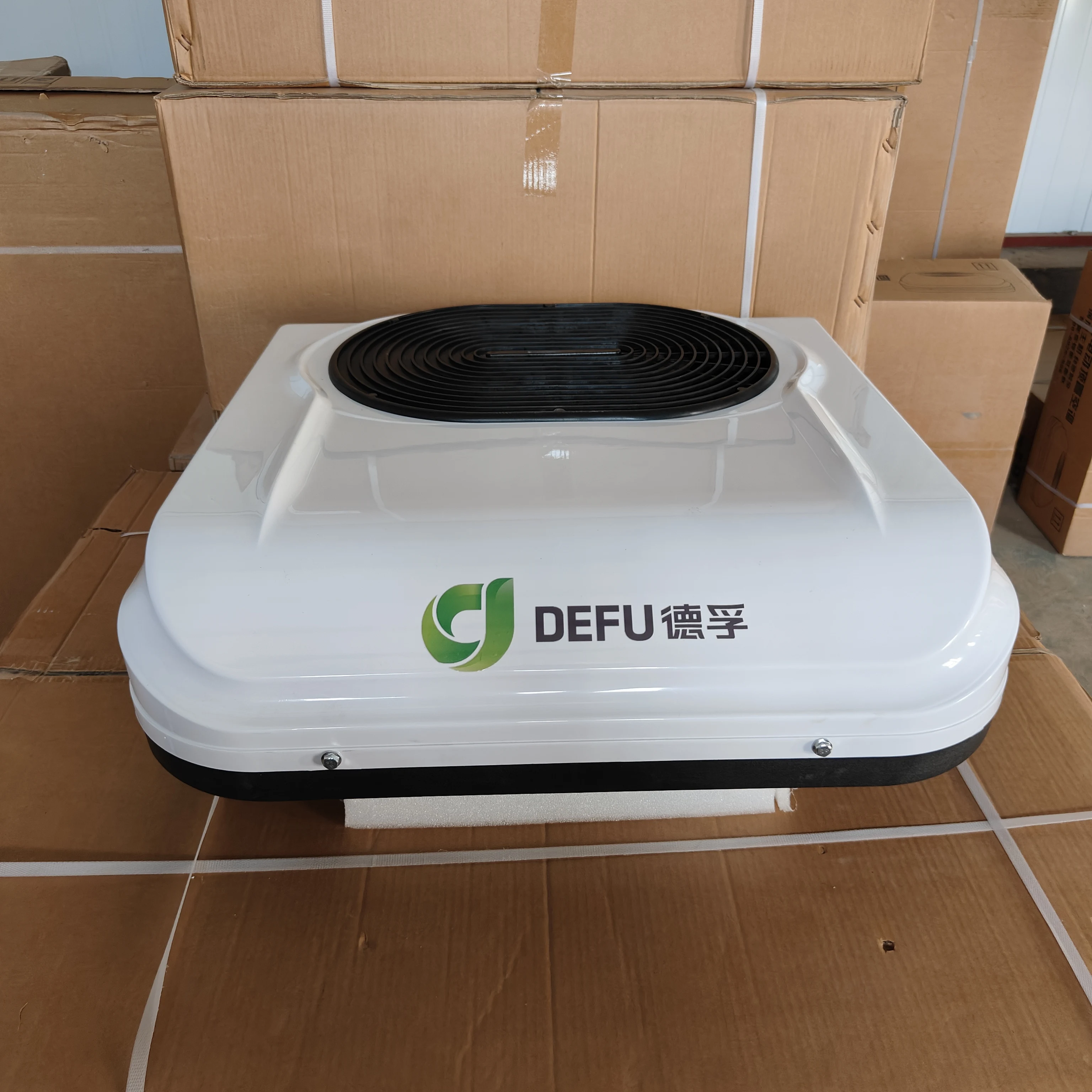 شاحنة على السطح التيار المتناوب مبرد الهواء مركبة 24 فولت ملحقات الشاحنة الكهربائية تكييف الهواء 12 فولت لشاحنة RV للسيارة #2