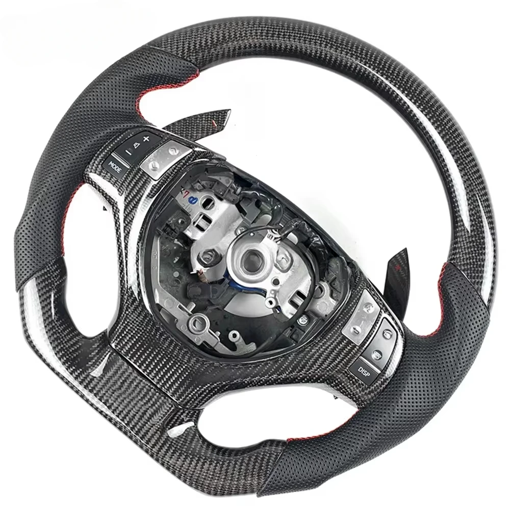 

Customized Carbon Fiber Steering Wheel Suitable for L.exus Gs200t Gs250 Gs350 Rx350 Rx450 Es350 Es300 2012-2014 Steering Wheel