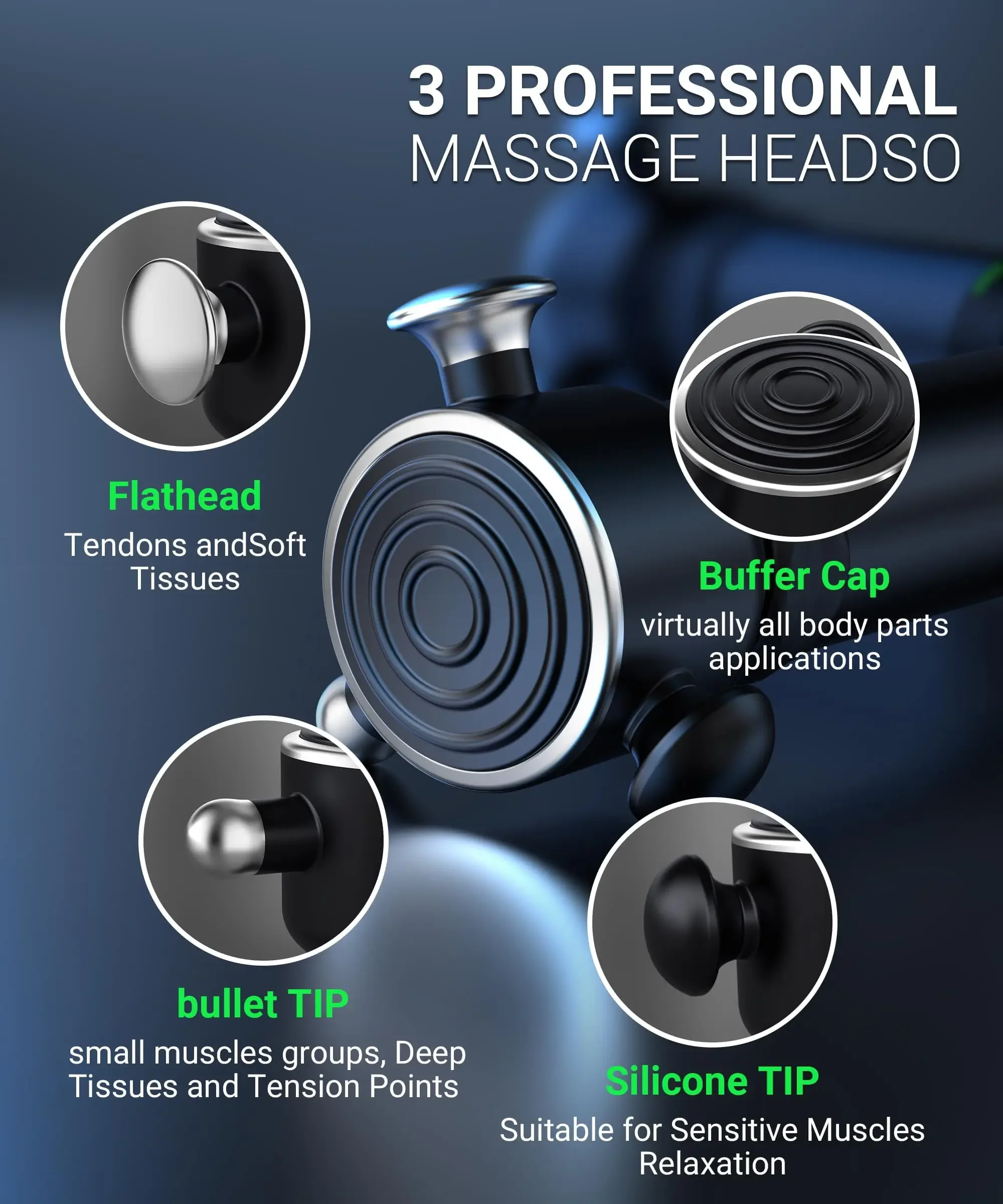 High Frequency Vibration Fast Relief from Fatigue & Deep Tissue Massage-New Rehabilitation Equipment
