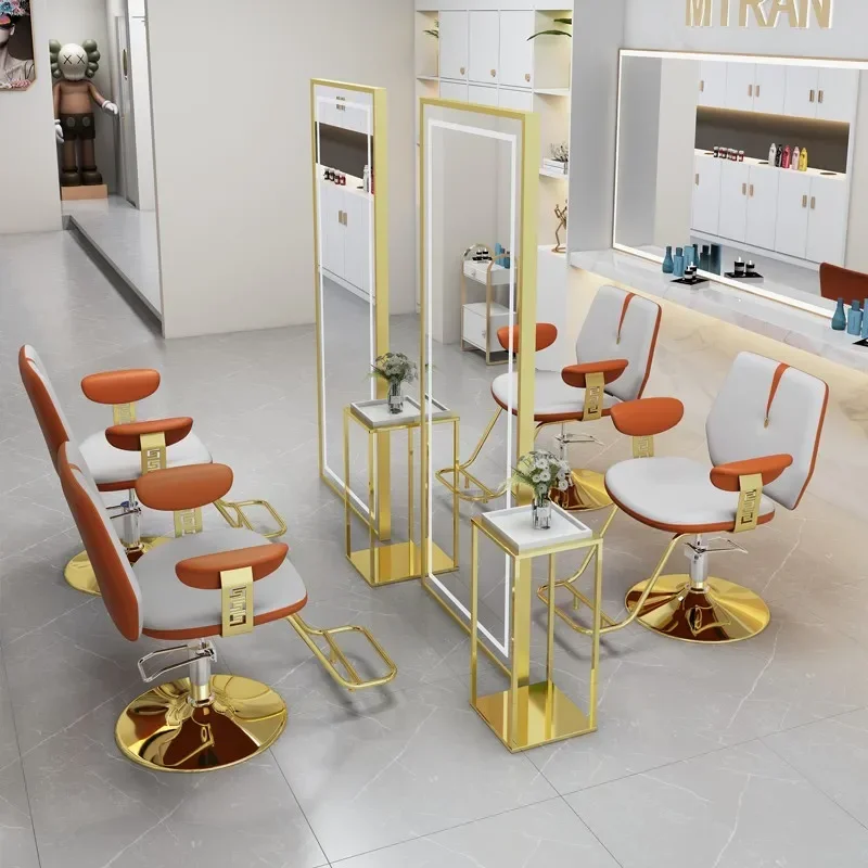 

Кресло для стрижки волос, винтажные стулья, профессиональные парикмахерские ножницы, чехол для спа-педикюра, кожаный розовый, бесплатная доставка из Бразилии, красный цвет