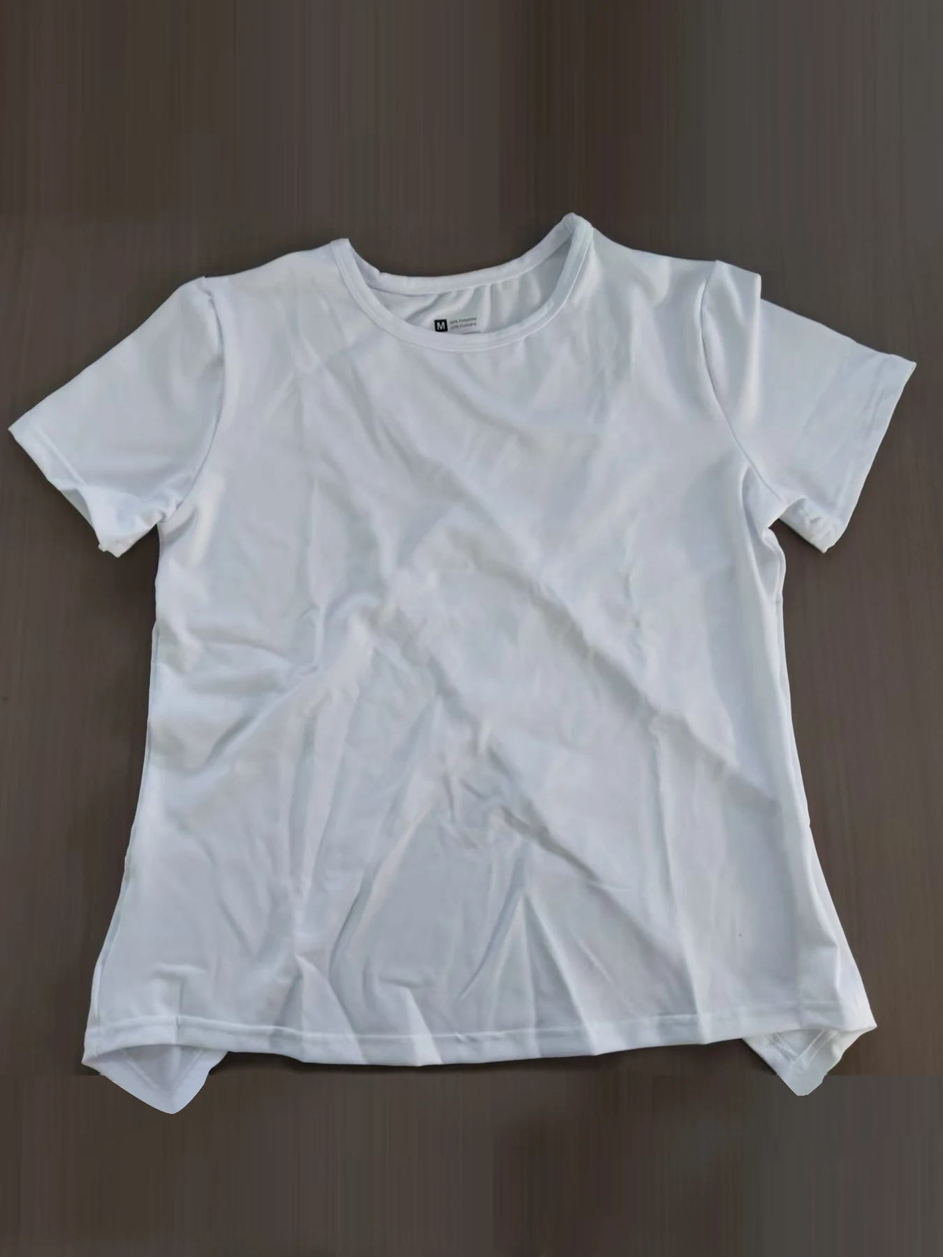 Yoga-Outfit Damen Sommer Sport-T-Shirt Locker Atmungsaktiv Schnelltrocknendes Oberteil mit Netzrücken für Training und Fitness Kurzarm – Detail 11