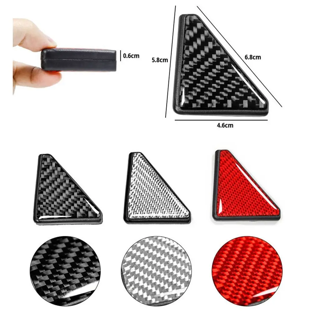 2 قطعة ألياف الكربون باب السيارة المضادة للتصادم غطاء بولي TPU المضادة للخدش تحطم خدش حامي المضادة للتصادم العناية بالسيارات ديكور قطاع