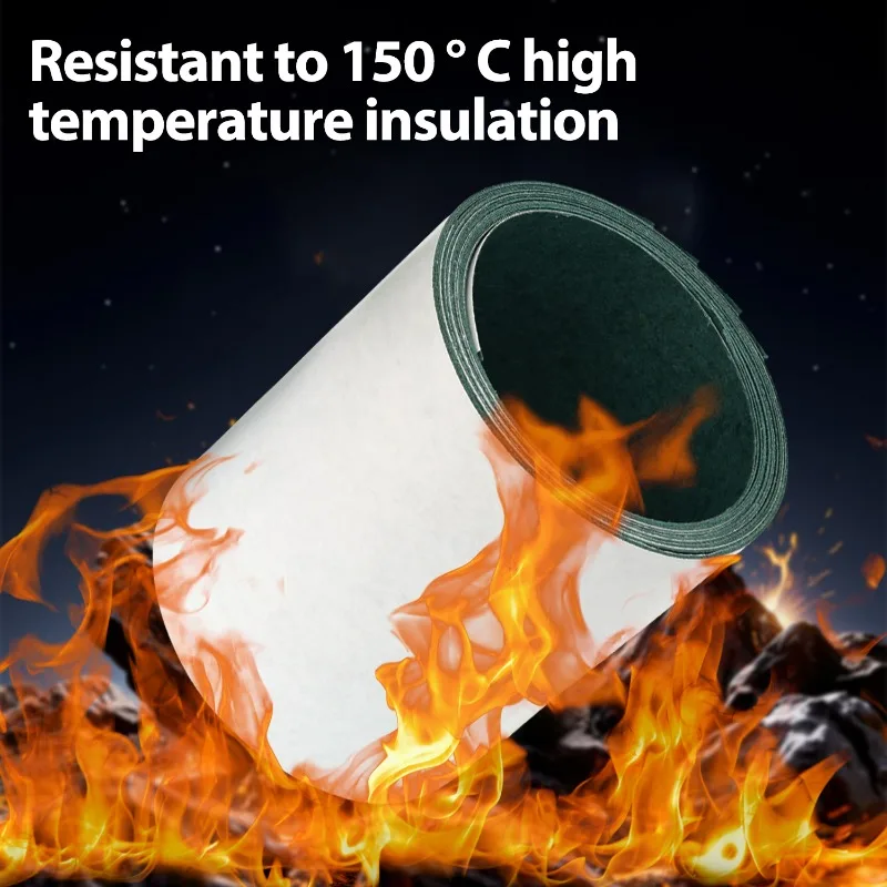 2/1m Insulating Pads Barley Paper Lithium Battery Pack Adhesive Backing Green Shell Paper Self-adhesive Insulation Pads Sticker