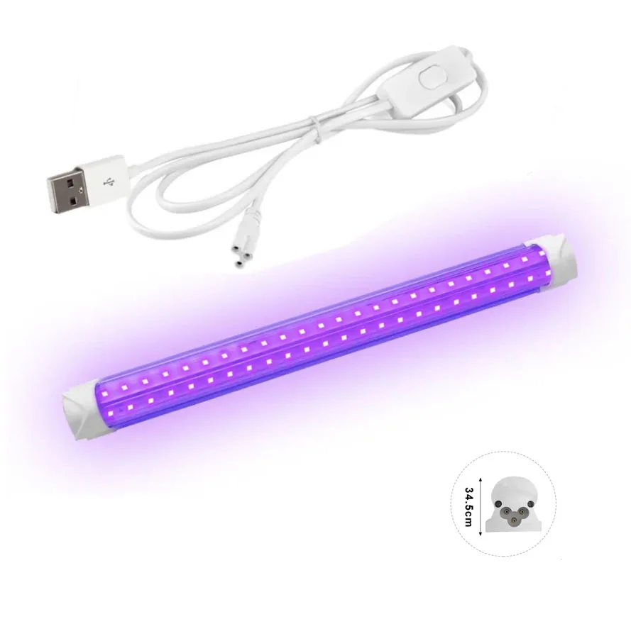 5V USB Ultraviolet Light UV curing lamp Purple UV Light 365nm 405nm 395nm For Green Oil Phone PCB Circuit Board Screen Repair