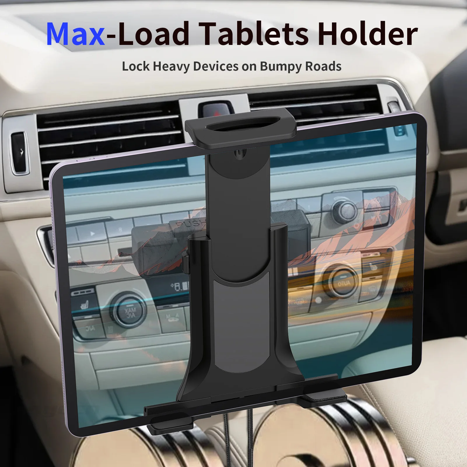 Universal Car Tablet Stand CD Player Slot Mount Phone Holder for Ipad Pro Air Mini Xiaomi Samsung 4-13" Tab PC Smartphone Gps - view 2