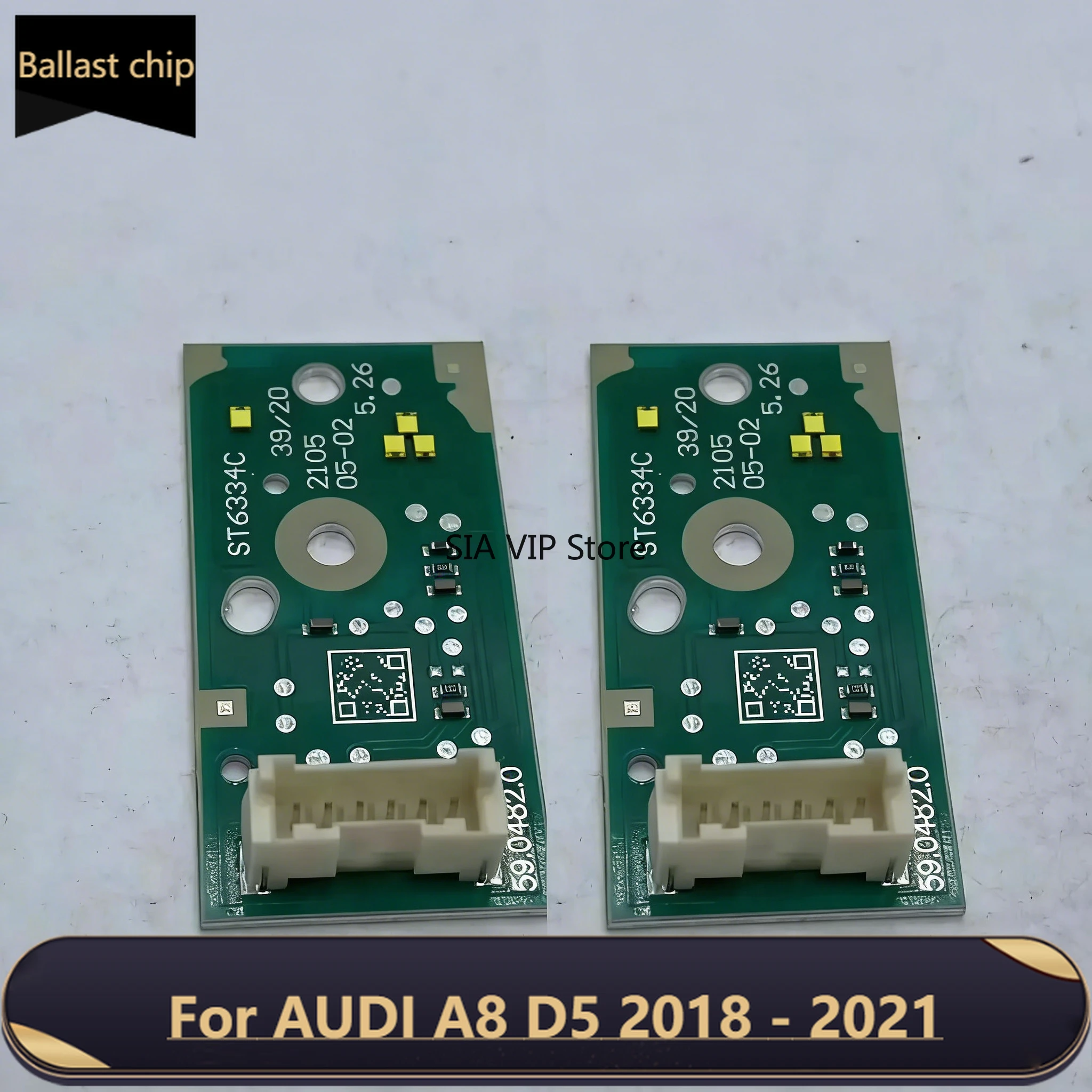 

For AUDI A8 D5 2018 - 2021 Ballast chip LED circuit board light source board Low Profile Car headlights DRL White chip light