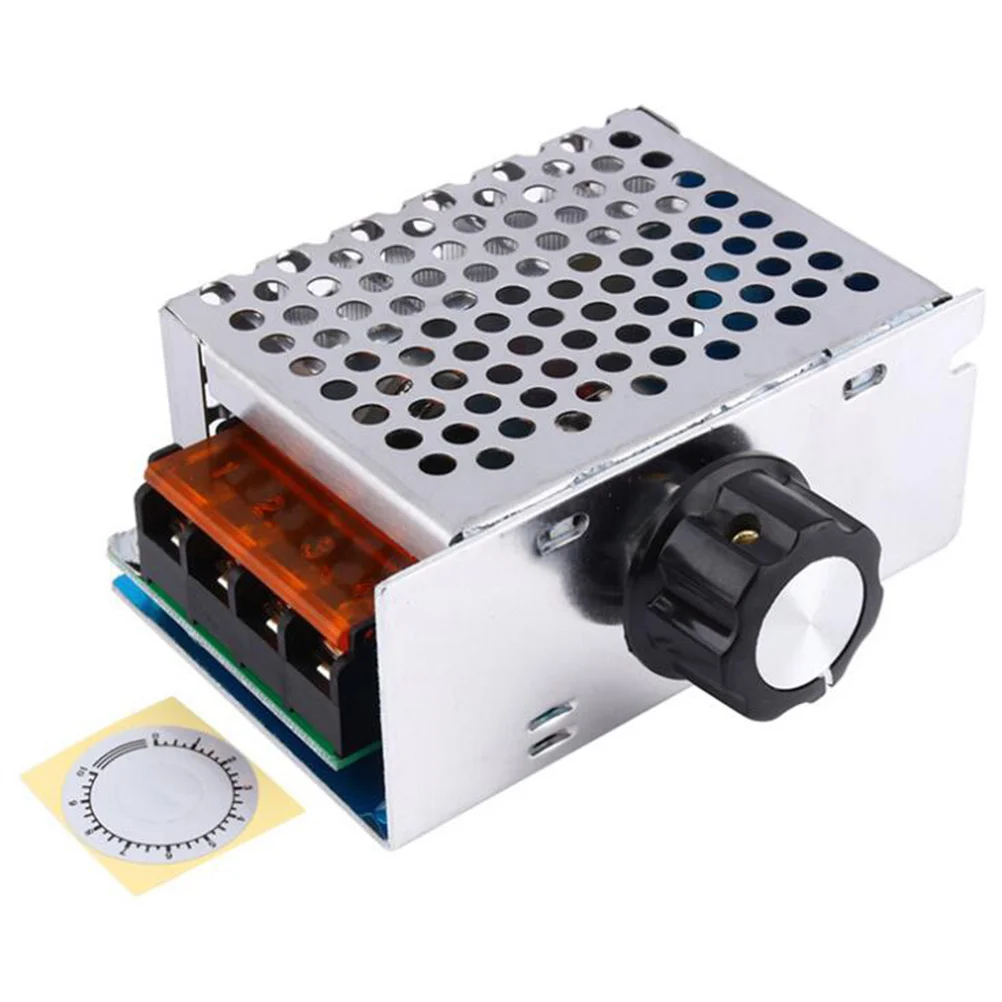 

4000W Voltage Regulator Ac220V Dimming Speed Control For Lamp Motor Heater Electric Furnace Silicon Controlled Tool Part