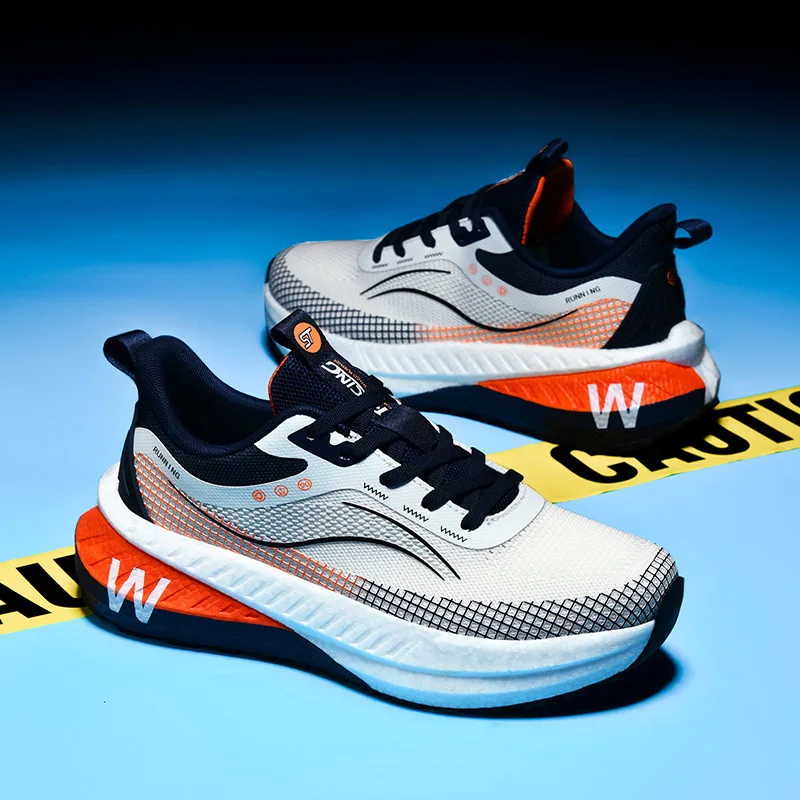 

Men's Shoes Breathable All-match Mesh Shoes Casual Sports Trendy Shoes Men's All-match Wear-resistant Running Shoes for Men
