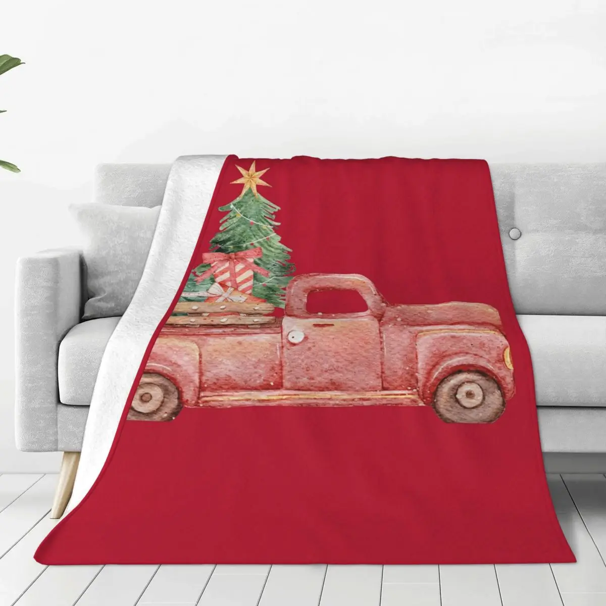 Christmas Tree Cute Xmas Gifts Ideas Blankets Fleece Lightweight Sofa Throw Blankets For Couch Bedding Throws Bedspread Quilt