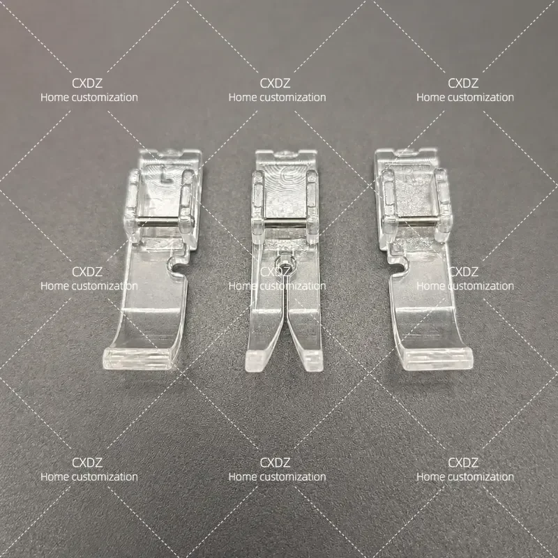 Household Sewing Machine Accessories 3 Kinds of Narrow Presser Feet for Transparent Baby Clothes