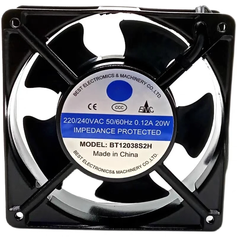 

For Original BEST BT12038B2H 220V 0.12A 20W 12CM Ultrasonic Welding Machine Fan 12038
