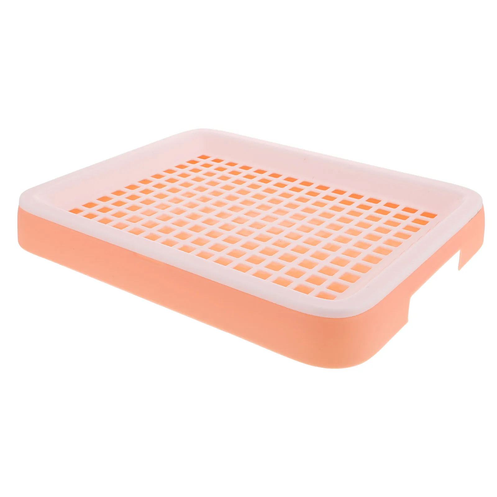 

Rabbit Litter Box Large Size Anti-Fall Bunny Potty for Small Pets with Heightened Fence Training Design Non-Slip Bottom Guinea