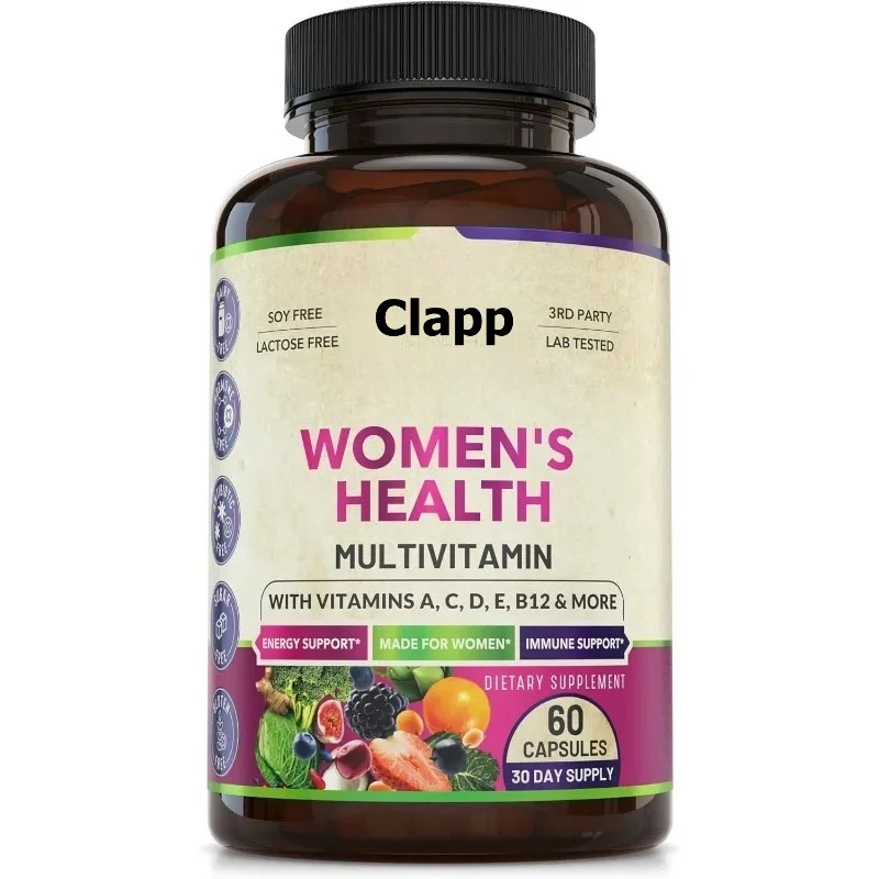 

Women's Multivitamin and Multi Mineral Supplement, Containing Over 30 Nutrients, A Mixture of Fruits and Energy. 60 Capsules