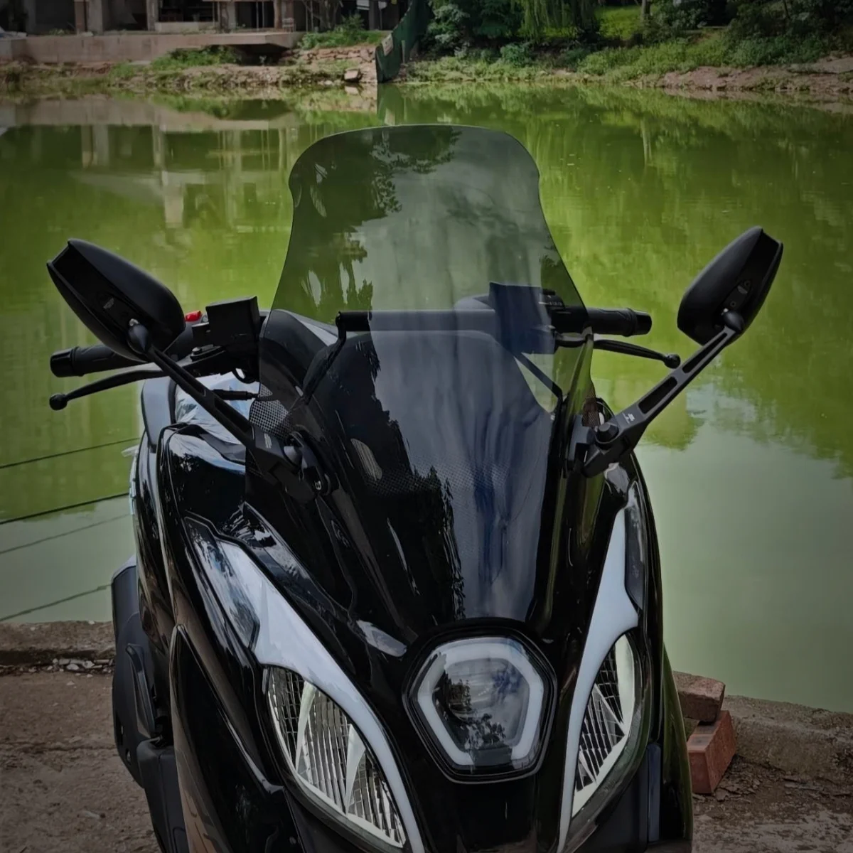 【Good quality】For Haojue UFR150 modified windshield motorcycle parts: front windshield, windproof and rainproof.