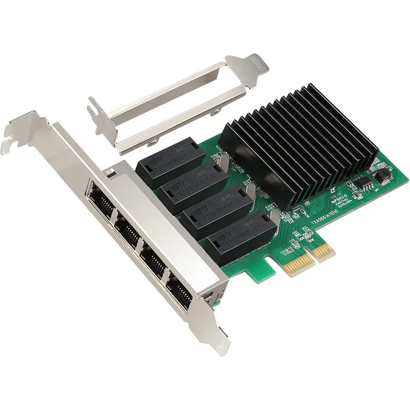 1&4-port full gigabit network card PCIe 1X to 4-port server network port EXSI aggregation unraid soft routing 8111H