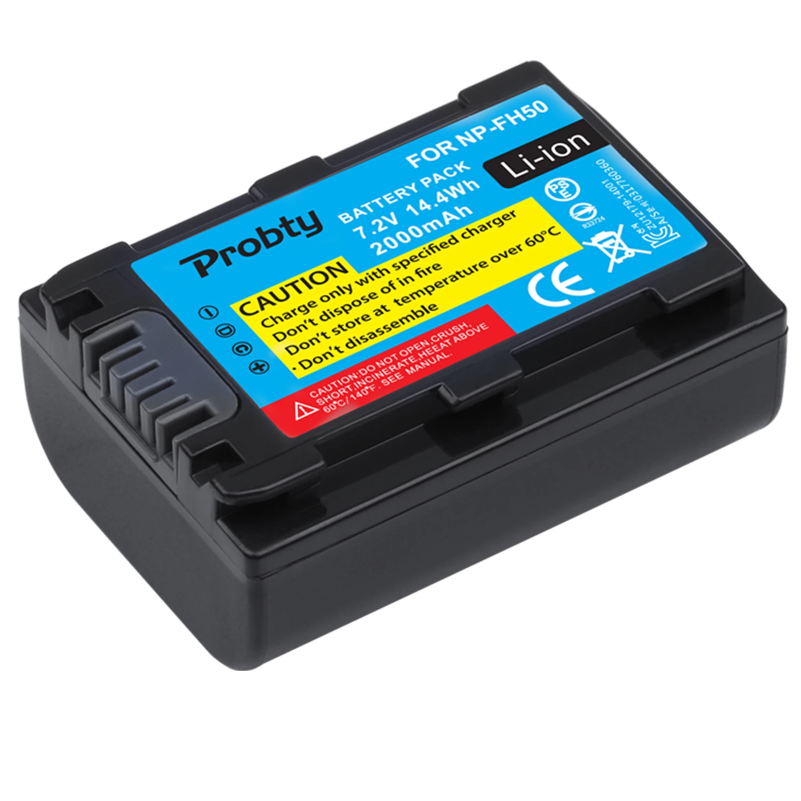 2000mAh NP-FH50 NP-FH40 Battery for SONY DSC-HX1 DSC-HX100 DSC-HX200 HDR-TG1E HDR-TG3E HDR-TG5E DSLR-A230 A290 A330 Camera