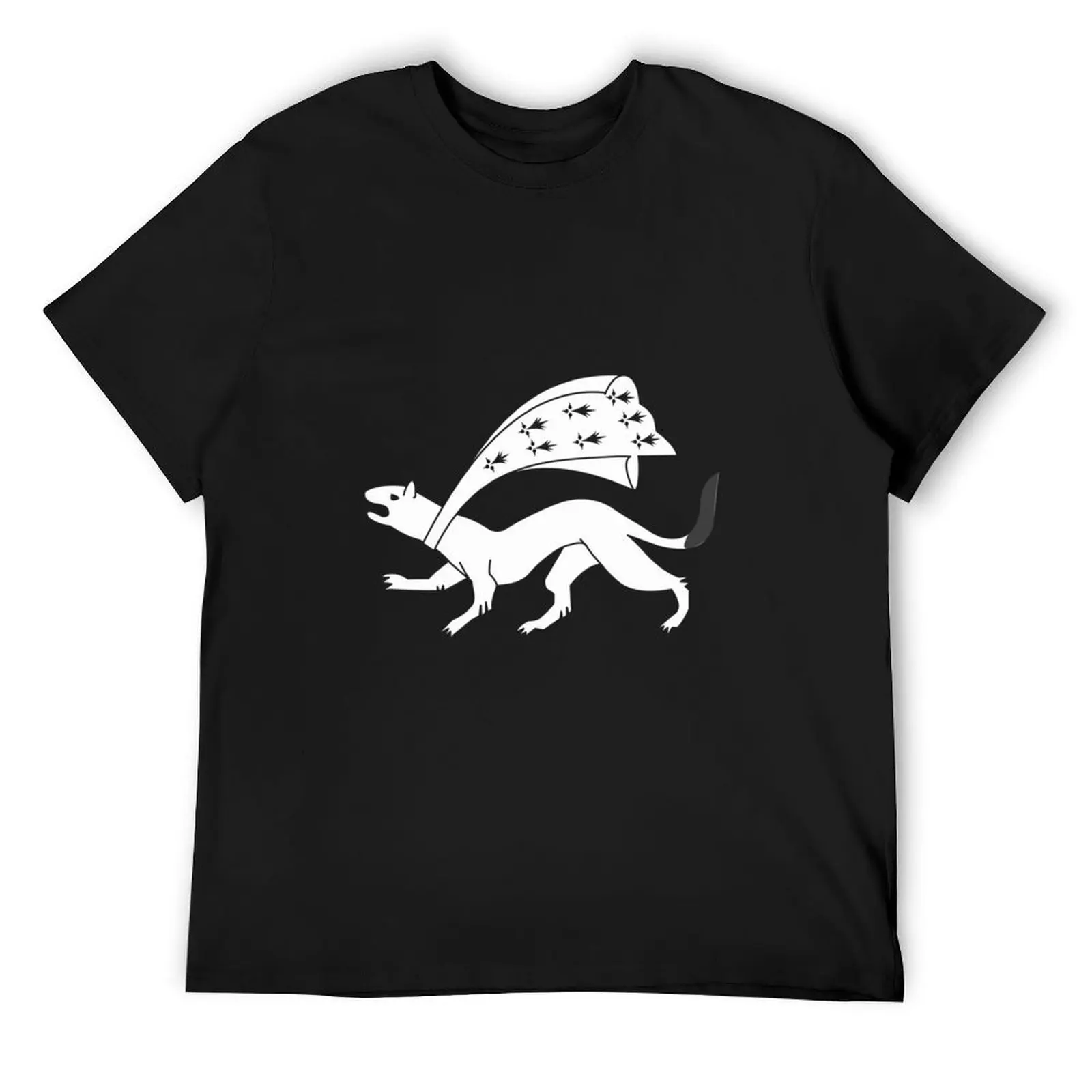 

ermine Bretagne Brittany flag Emblem symbol dark gray special 3 stickers set background HD- Limited Edition Perfect Gift T-Shirt