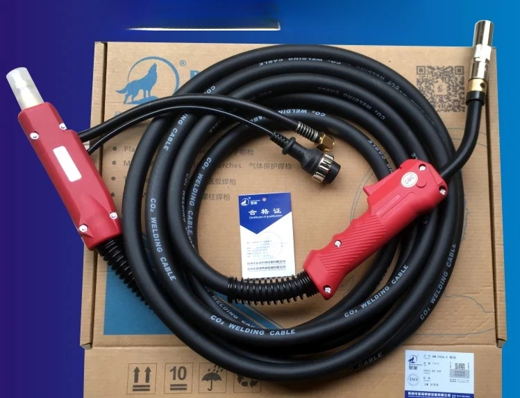 

Second protection welding gun 200A350A500A European welding gas protection CO2 gun handle wire
