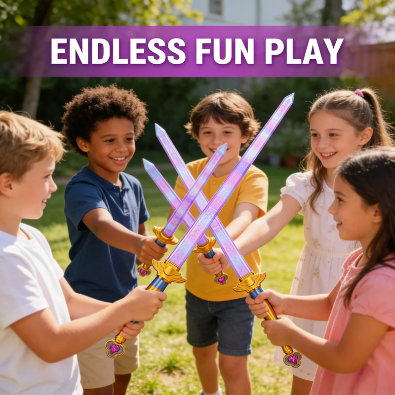 

Devil girl group high-quality role-playing Lumi symbol sword costume props purple long sword accessories role-playing props