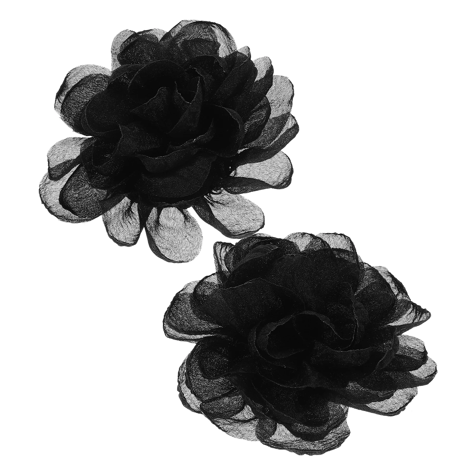 

2 Pcs Shoe Flower Accessories Clips for Women Sports Shoes Decoration Pendant Cloth Decorations Women's