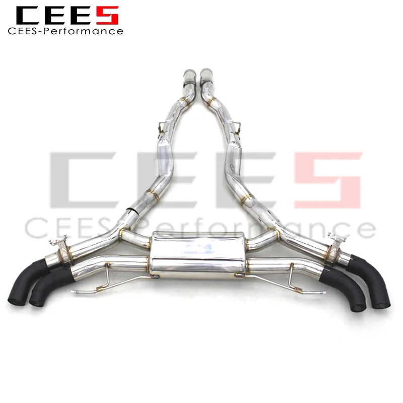 

Выхлопная труба CEES Axle Escape для BMW X5 G05 4,4 T 2019-2023, гоночный глушитель выхлопной трубы, выхлопная система из нержавеющей стали 304