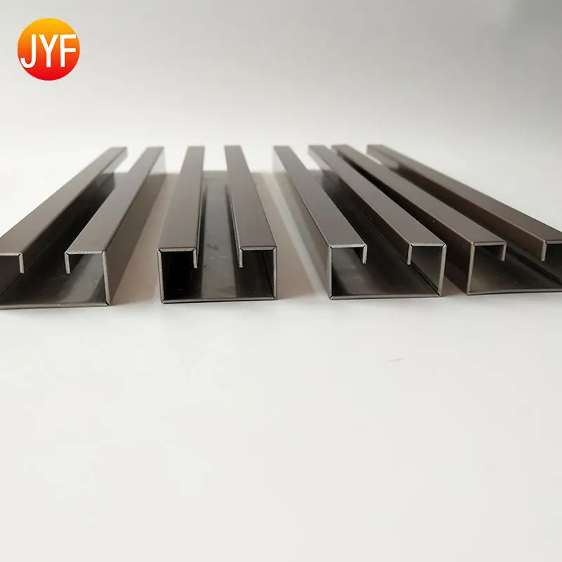 custom.ZZ9801Wholesale Corner Guard Protector Hairline Mirror Polished Stainless Steel Tile Trim Building