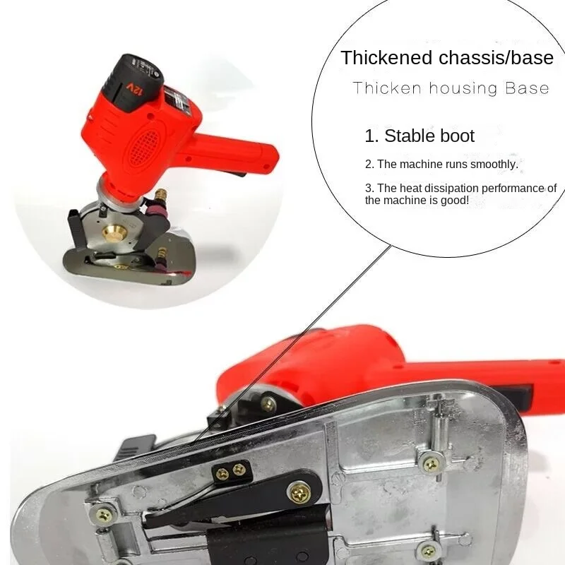 99805100MM Tragbare Schnurlose Elektrische Runde Schere Tuch Schneiden Maschine Wiederaufladbare Elektrische Schere Nähen Runde K