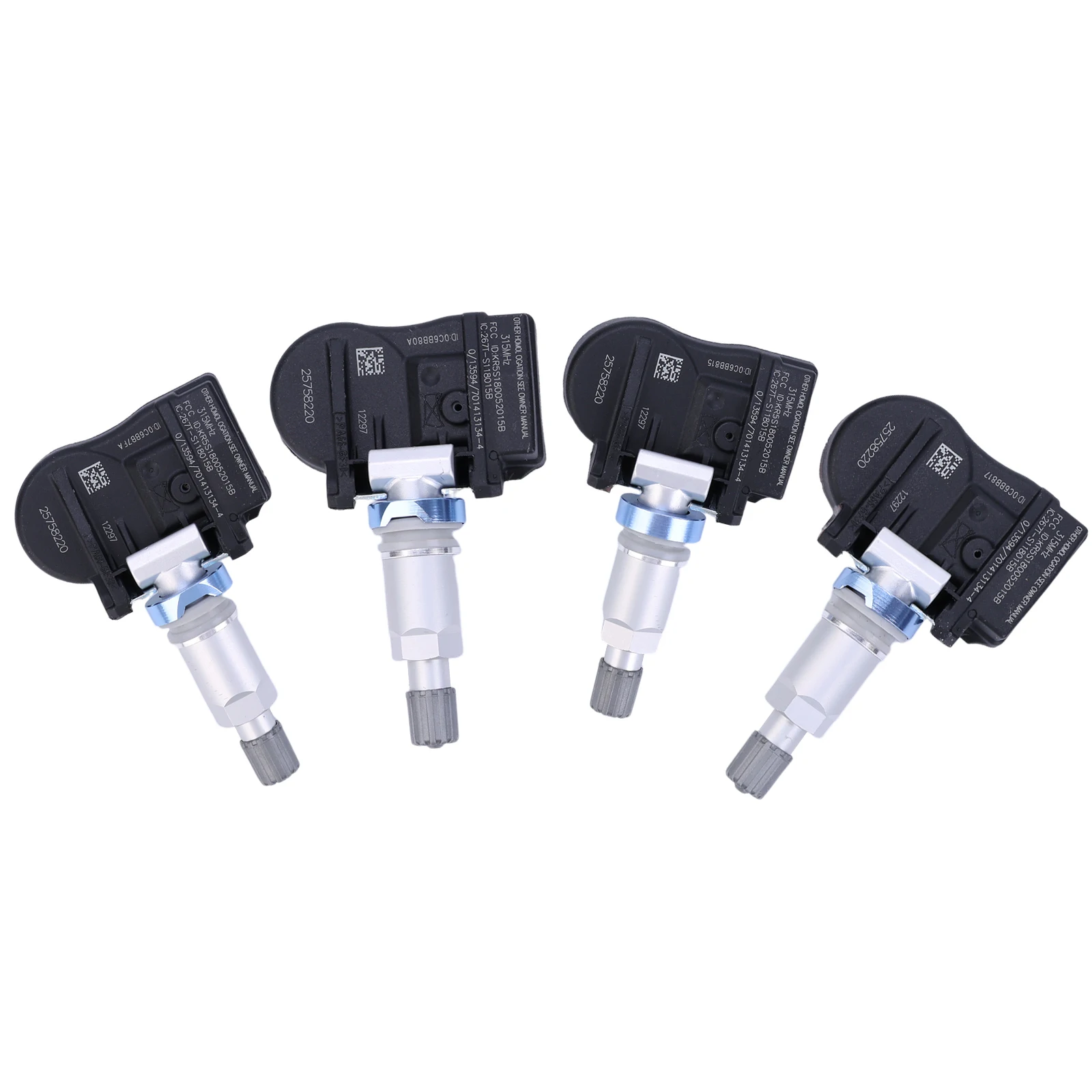 

Applicable for Chevrolet Corvette 1997-2000 315 Mhz 4 tire pressure sensors 25981210 25758220
