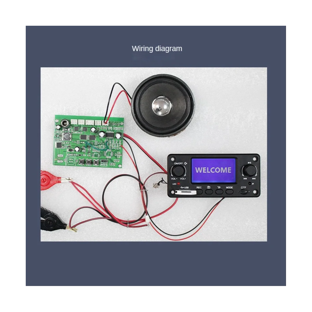 Imagem -03 - Leitor de Áudio Digital com Bluetooth e Rádio fm Placa de Decodificador de Alta Qualidade Módulo Portátil Leitor de Mp3 Tpm118b