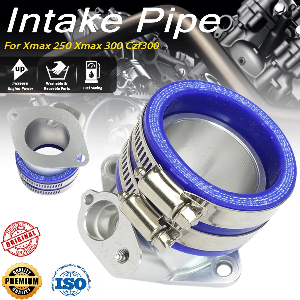 

Racing Intake Pipe for Xmax 250 Xmax 300 CNC Aluminum Throttle Body Fit for Czf300