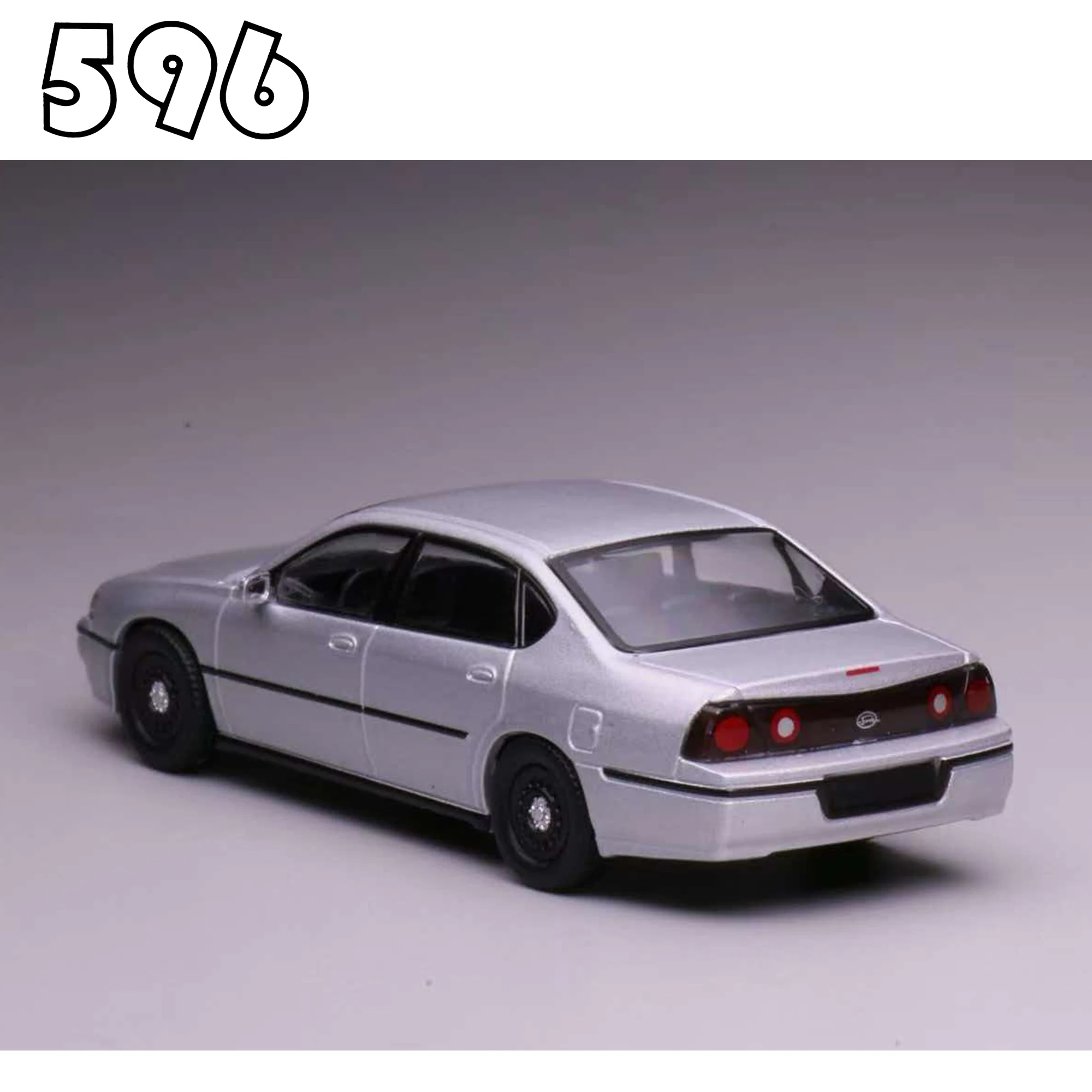 596 1/64 Chevrolet Impala - Der Prototyp des amerikanischen Polizeiautos der NYPD aus Legierungsdruckgussmetall, Spielzeug für Kinder und Jungen – Detail 8