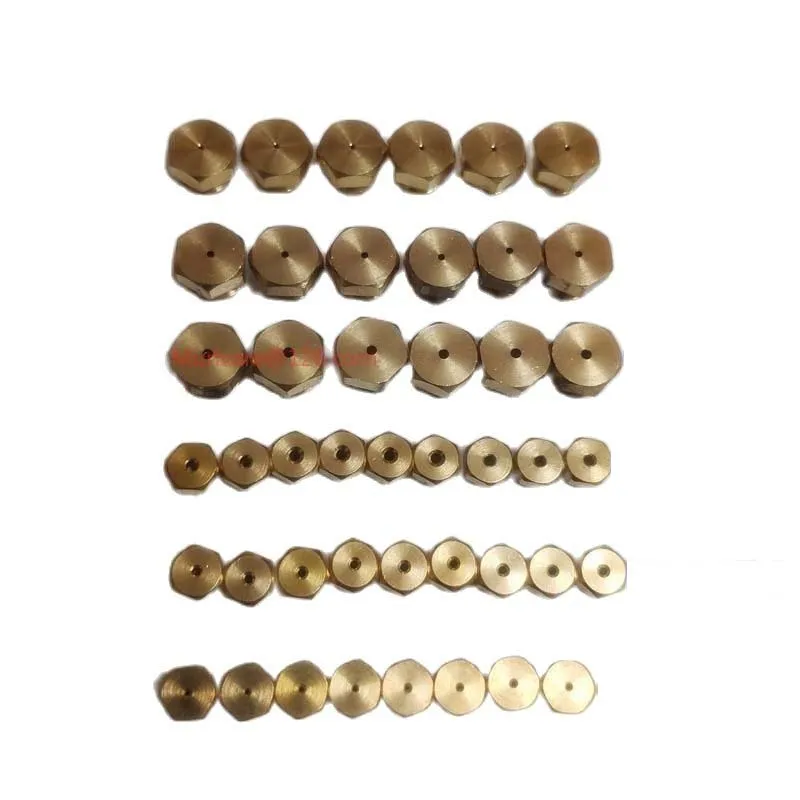 20pcs Pure Copper 1.5 Aperture M8 Nozzle For NG Gas Burner Water Heater